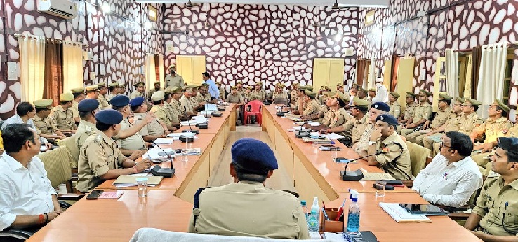 क्राइम कंट्रोल पर फोकस रही एसपी की अपराध गोष्ठी