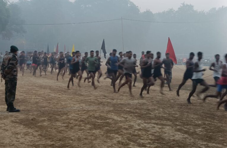 अग्निवीर भर्ती रैली में गाजीपुर के 672 अभ्यर्थियों ने पार की पहली बाधा