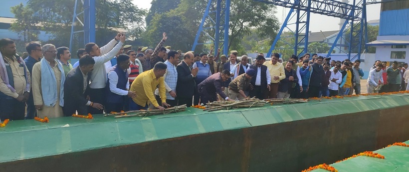 Bahraich : पारले चीनी मिल के पेराई सत्र का शुभारम्भ