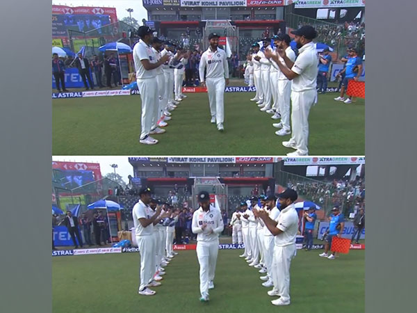 टीम इंडिया ने चेतेश्वर पुजारा को उनके 100वें टेस्ट के लिए दिया गार्ड ऑफ ऑनर