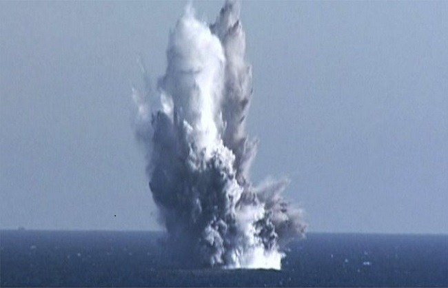 उत्तर कोरिया ने पानी के भीतर हमला करने वाले परमाणु ड्रोन का किया परीक्षण