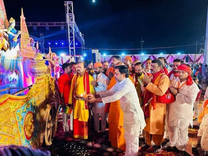 बलरामपु :श्री बालाजी महाराज घाटा मेहंदीपुर धाम का द्वितीय वर्ष विशाल जागरण व भंडारा आयोजित किया गया