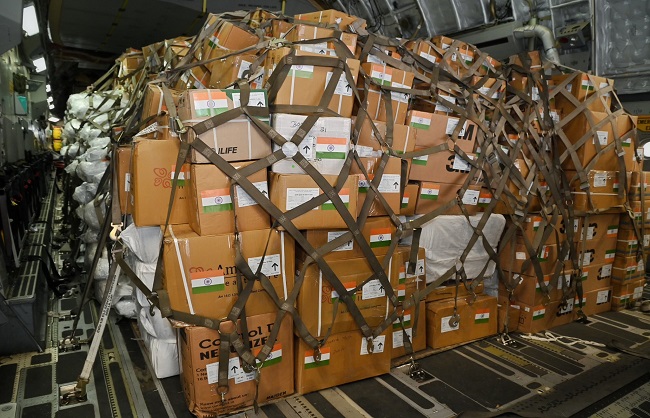  भारत ने संकटग्रस्त फिलिस्तानी नागरिकों के लिए भेजी 38 टन राहत व चिकित्सा सामग्री