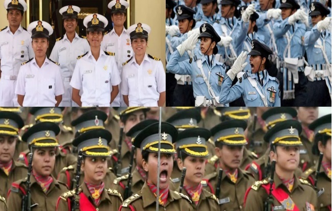 अब तीनों सेनाओं में सभी रैंक की महिलाओं को मिलेगा एक समान अवकाश