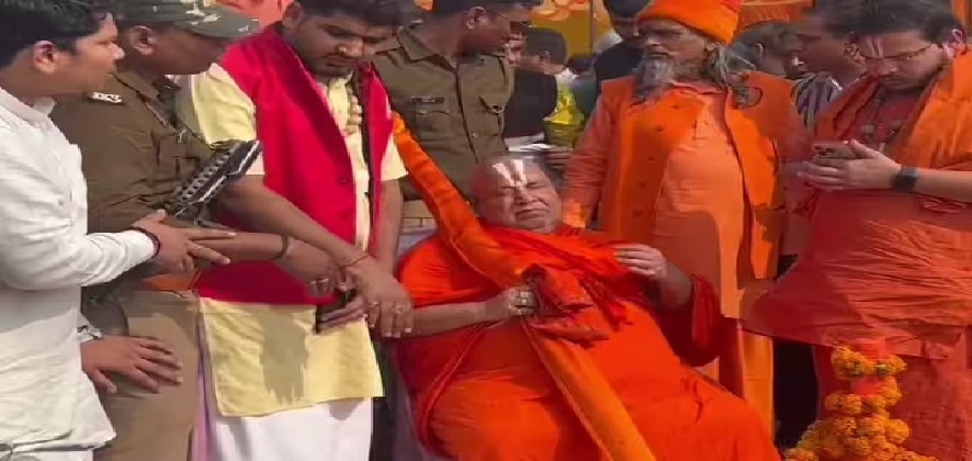 रामभद्राचार्य जी ने किया शौर्य भवन का शिलान्यास