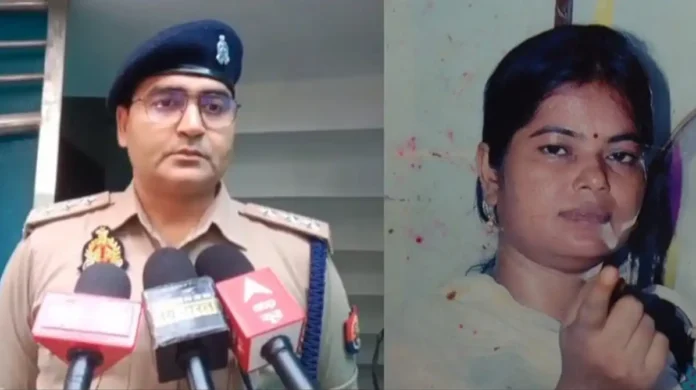 कानपुर हत्याकांड में पुलिस जांच करती हुई