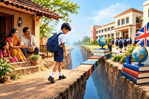 अंग्रेजी शिक्षा से बढ़ी 'घर' और 'स्कूल' की दूरी? 1 अंग्रेजी शिक्षा से बढ़ी 'घर' और 'स्कूल' की दूरी?